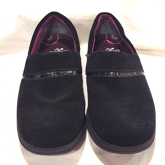 Abeo Cinda Gray Suede Leather Slip On Comfort Shoes Women's SIze 7 Medium NWOB - Picture 4 of 9